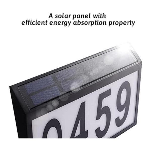 Números solares de casa para exteriores letreros de_2