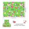 Juego de 6 hojas de papel de regalo de panda de feliz