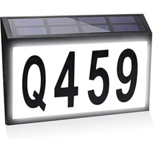 Números solares de casa para exteriores letreros de_1