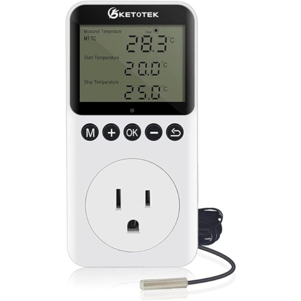 KETOTEK Enchufe digital de control de temperatura del_1