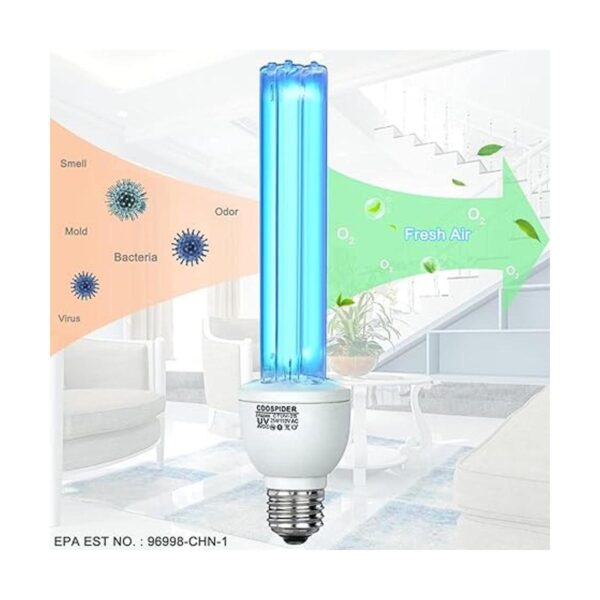 Lámpara germicida UV con ozono bombilla UVC con base_2
