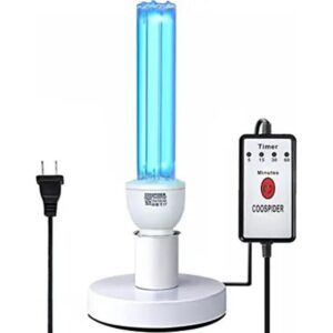 Lámpara germicida UV con ozono bombilla UVC con base_1