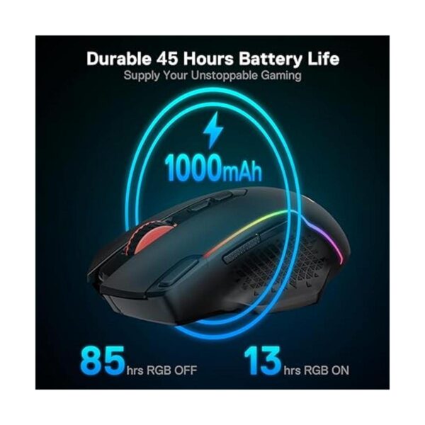 Redragon M810 Pro Ratón inalámbrico para juegos 10000
