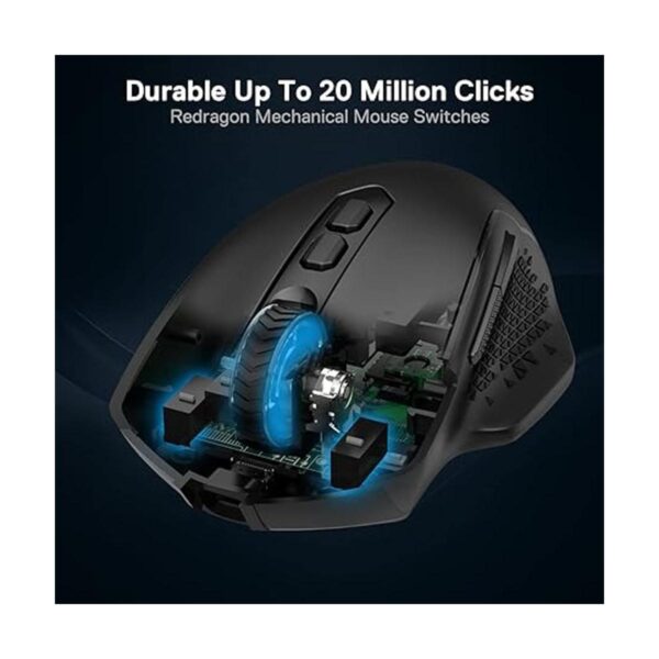 Redragon M810 Pro Ratón inalámbrico para juegos 10000