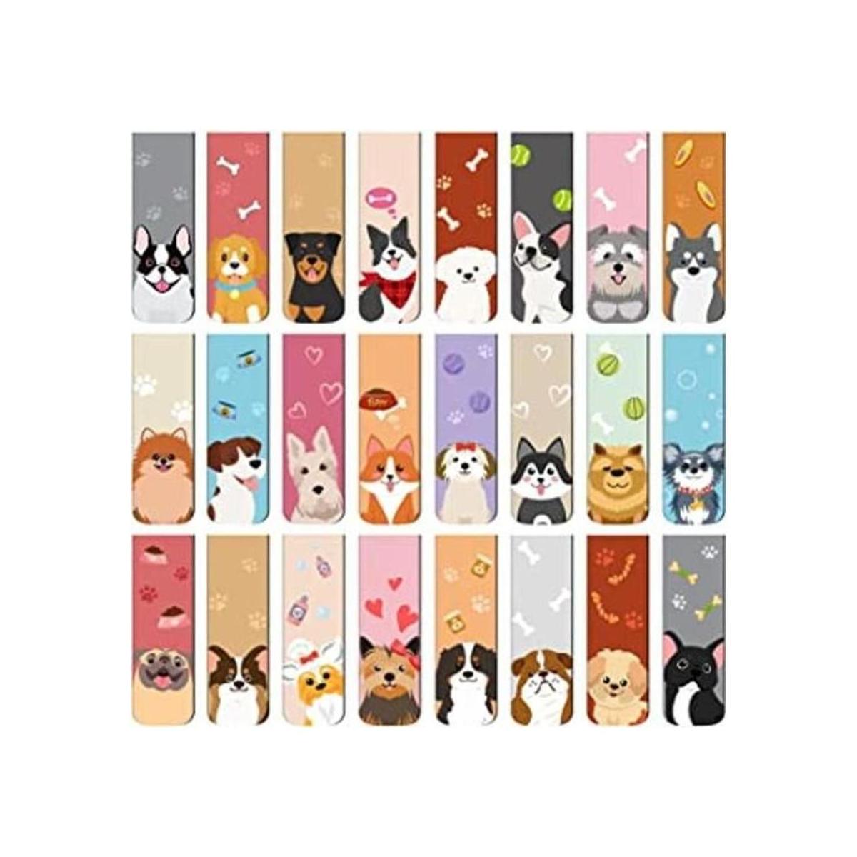 48 marcadores magnéticos para perros lindos marcadores