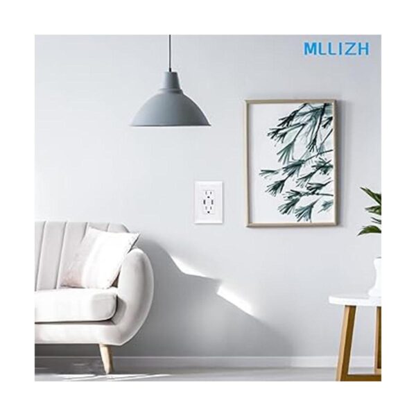 Placa de pared decorativa moderna con diseño de grano de