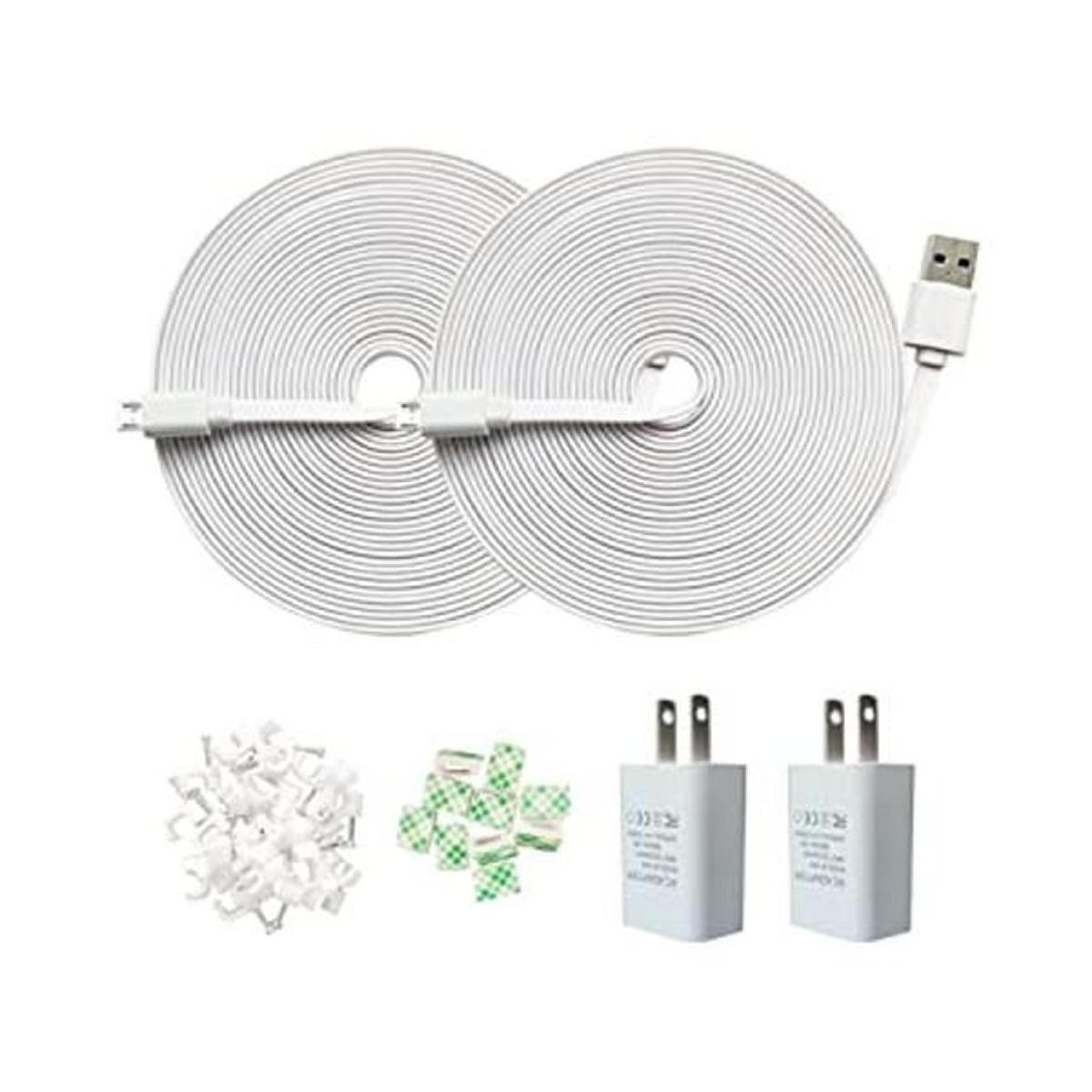 DIANMU Cargador de cable de extensión de corriente de 26