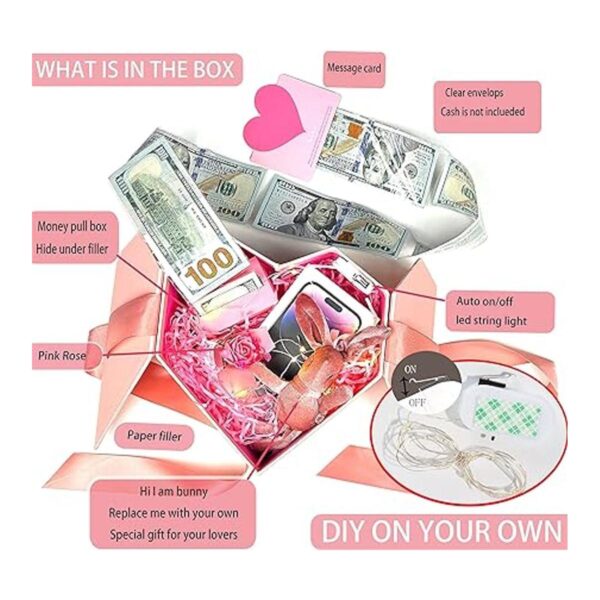 Caja de dinero para regalo en efectivo caja de regalo de_3