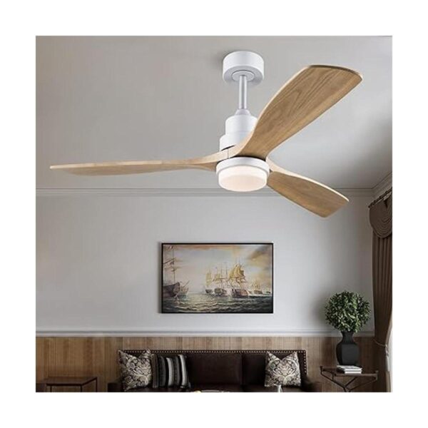 BOJUE Ventiladores de techo de 52 pulgadas con control