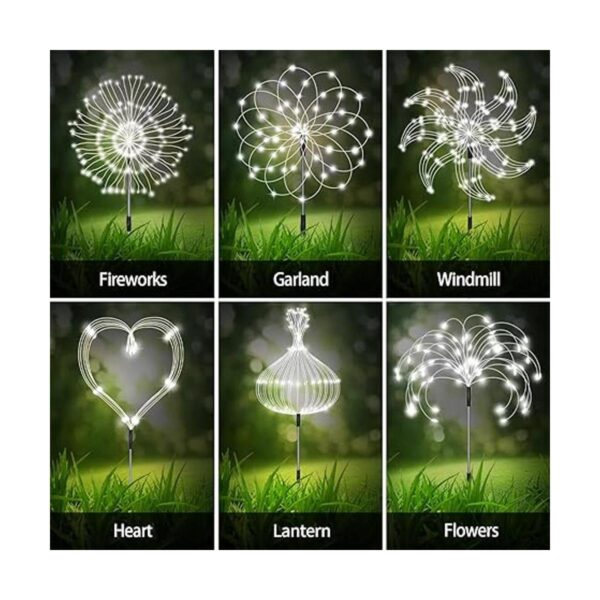 Paquete de 6 luces solares para jardín al aire libre_2