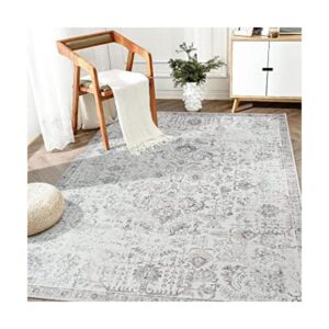 JINCHAN Alfombra vintage de 3 x 5 pulgadas para