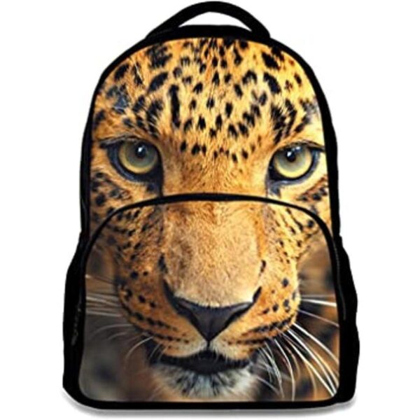 Animal School Bag Leopard School College Backpack_1