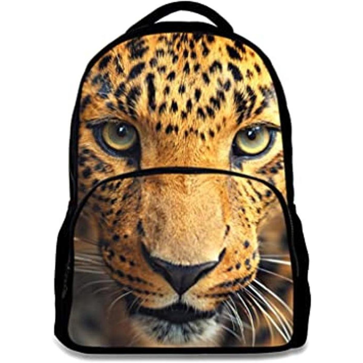 Animal School Bag Leopard School College Backpack