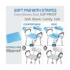 Cojín impermeable para silla de ducha con espuma suave