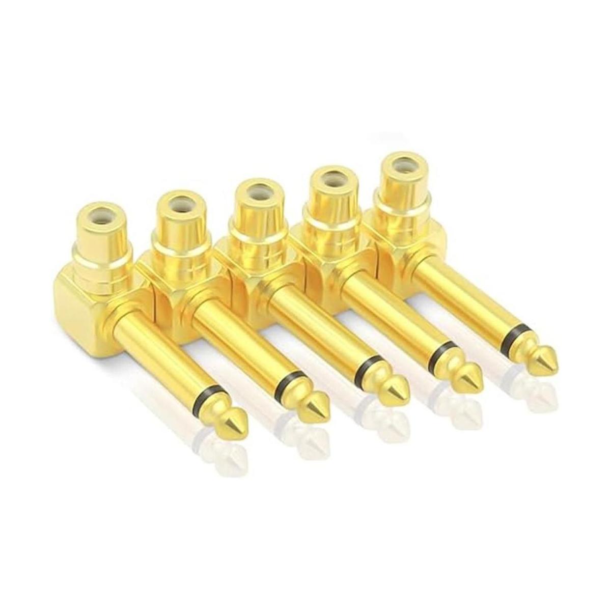 KUYIOHIFI Adaptador de audio RCA a 14 pulgadas conector