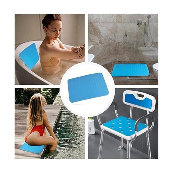 Cojín impermeable para silla de ducha con espuma suave
