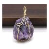 Colgante de piedra de cristal natural de amatista de_6