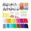Kit de fabricación de aretes de arcilla polimérica con 32_1