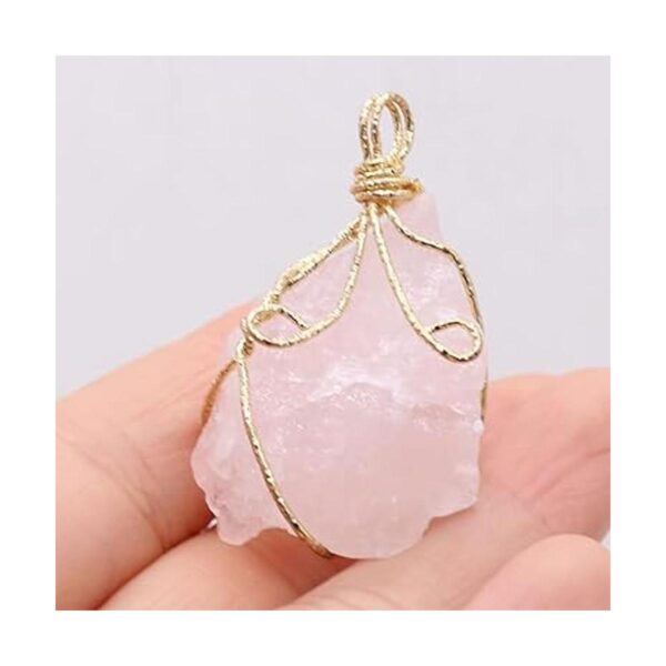 Colgante de piedra de cristal natural de amatista de_3