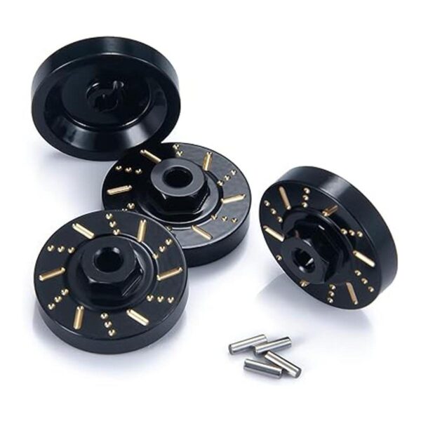 RCHub 4 piezas de peso de rueda negro adaptador hexagonal_2