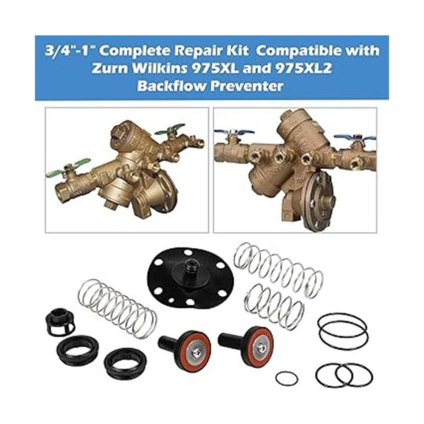 Kit de reparación completo para Zurn Wilkins 975XL y