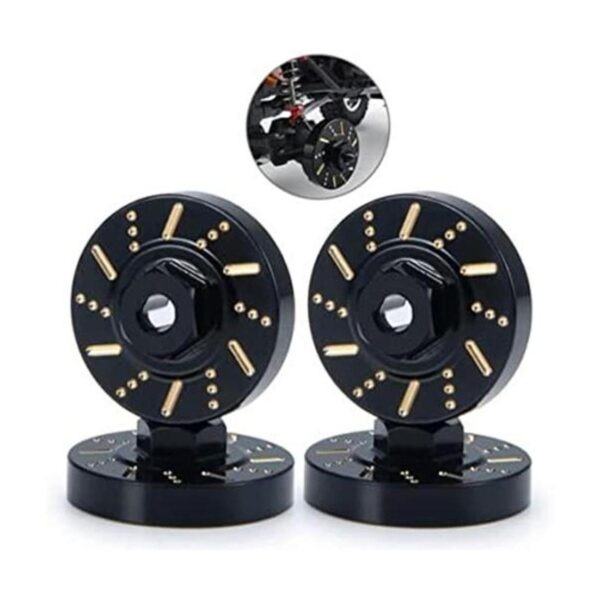 RCHub 4 piezas de peso de rueda negro adaptador hexagonal_1