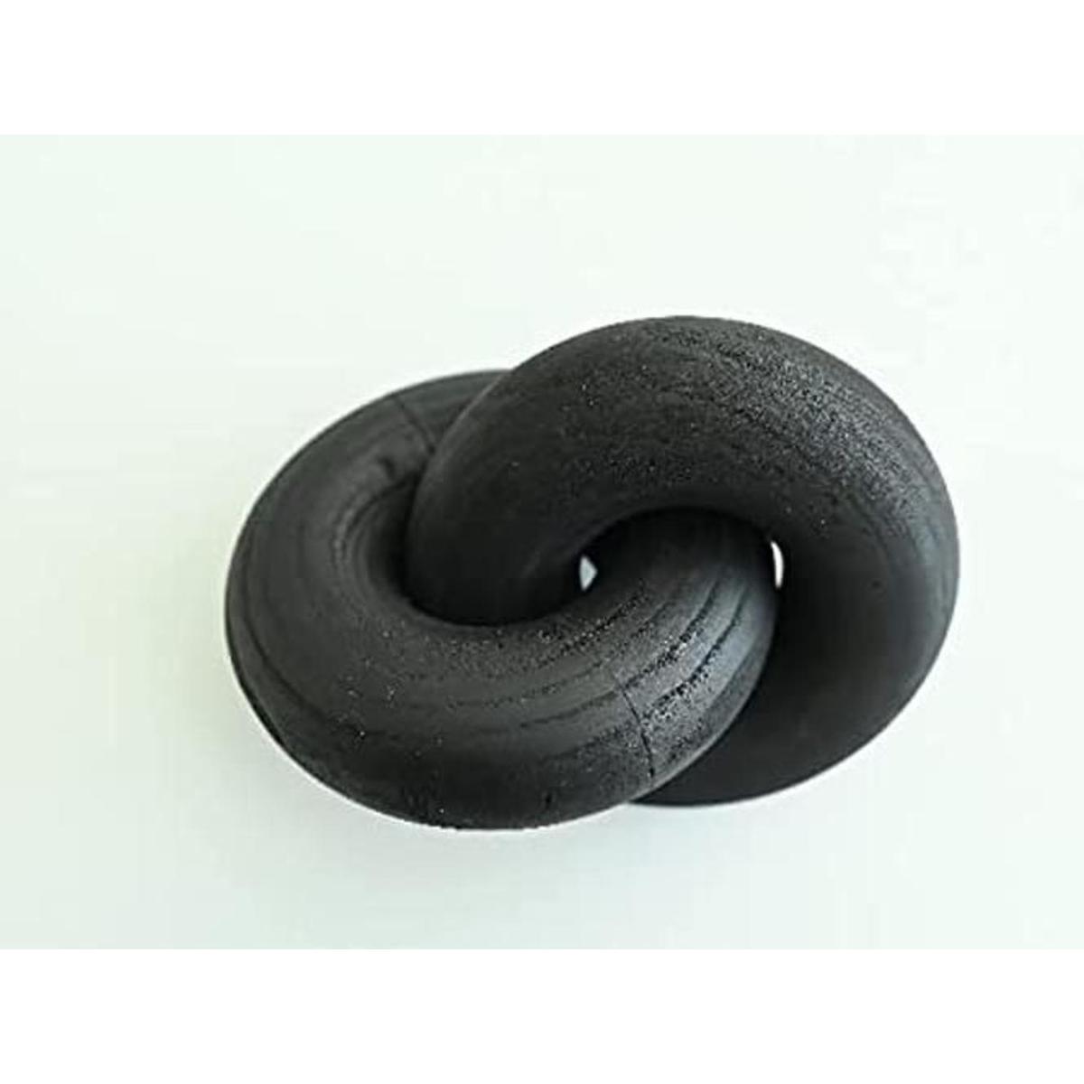 Rool Decoración negra para sala de estar nudo de madera