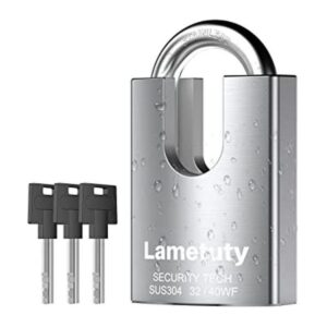 Candado con llave de acero inoxidable para uso en_1