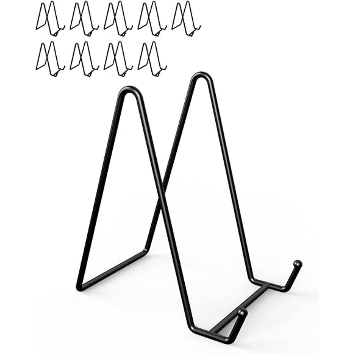 Paquete de 10 soportes de exhibición para placa soportes