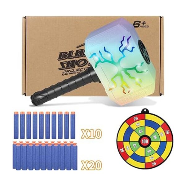 Thor DartBlasting Hammer Toys para s Nerf Juguetes_2