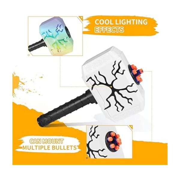 Thor DartBlasting Hammer Toys para s Nerf Juguetes_4