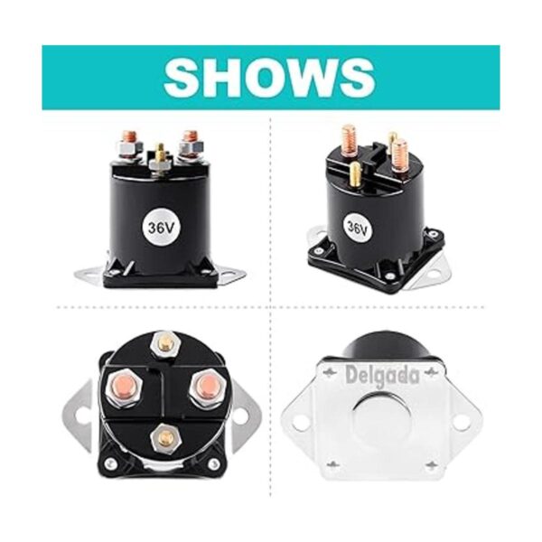 Delgada Solenoide de 36 voltios para carrito de golf_2