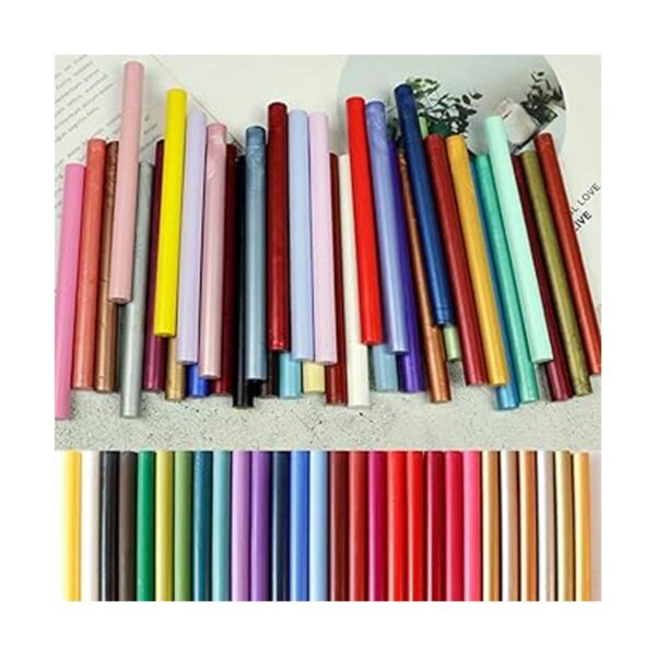 40 varillas de cera de sellado para sello de cera de