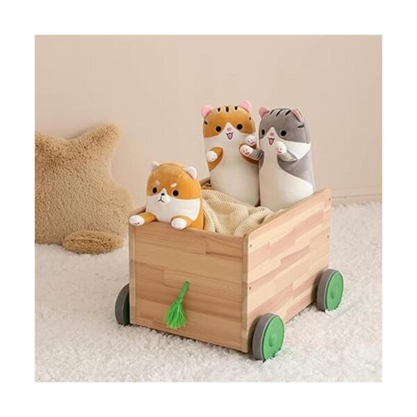 PEACHCAT Shiba Inu Almohada de felpa para perros de_3