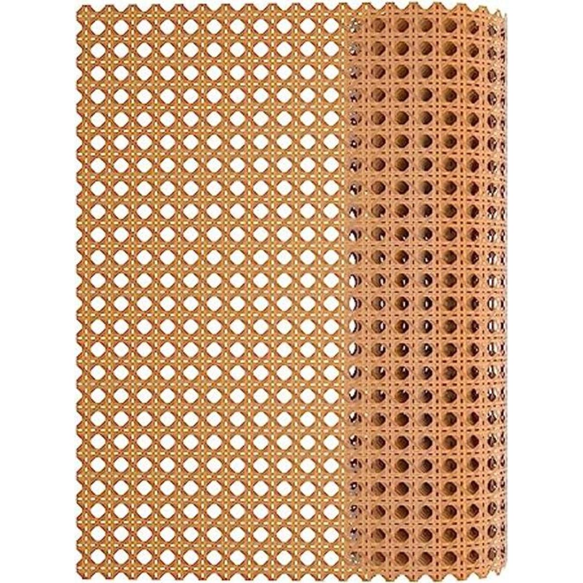Cintas de caña de ratán de plástico de 17 x 5 pies rollo
