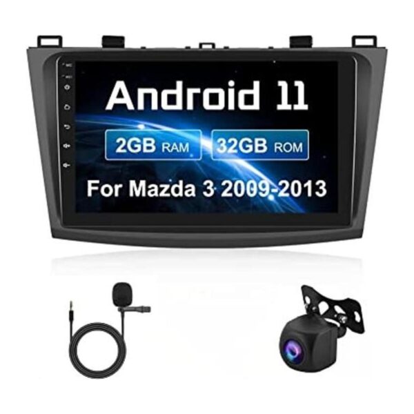 Android 11 Estéreo de coche para Mazda 3 20092013 con