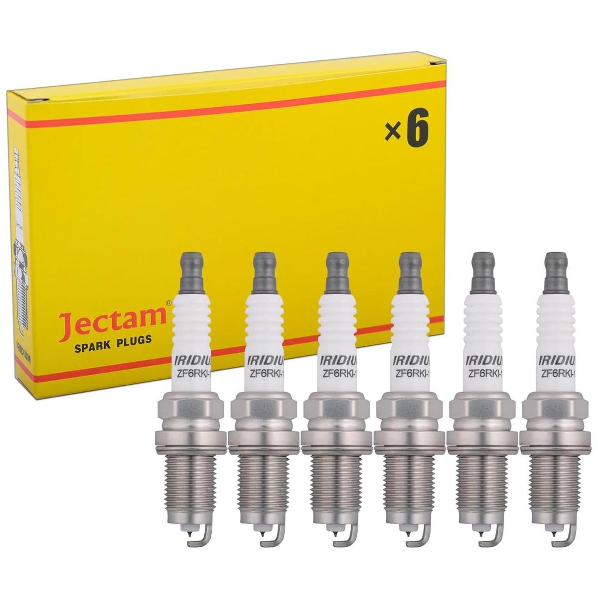Jectam Bujía iridio 6 piezas IZFR6K11 6994 compatible con