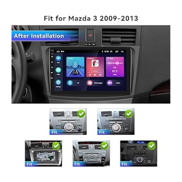 Android 11 Estéreo de coche para Mazda 3 20092013 con