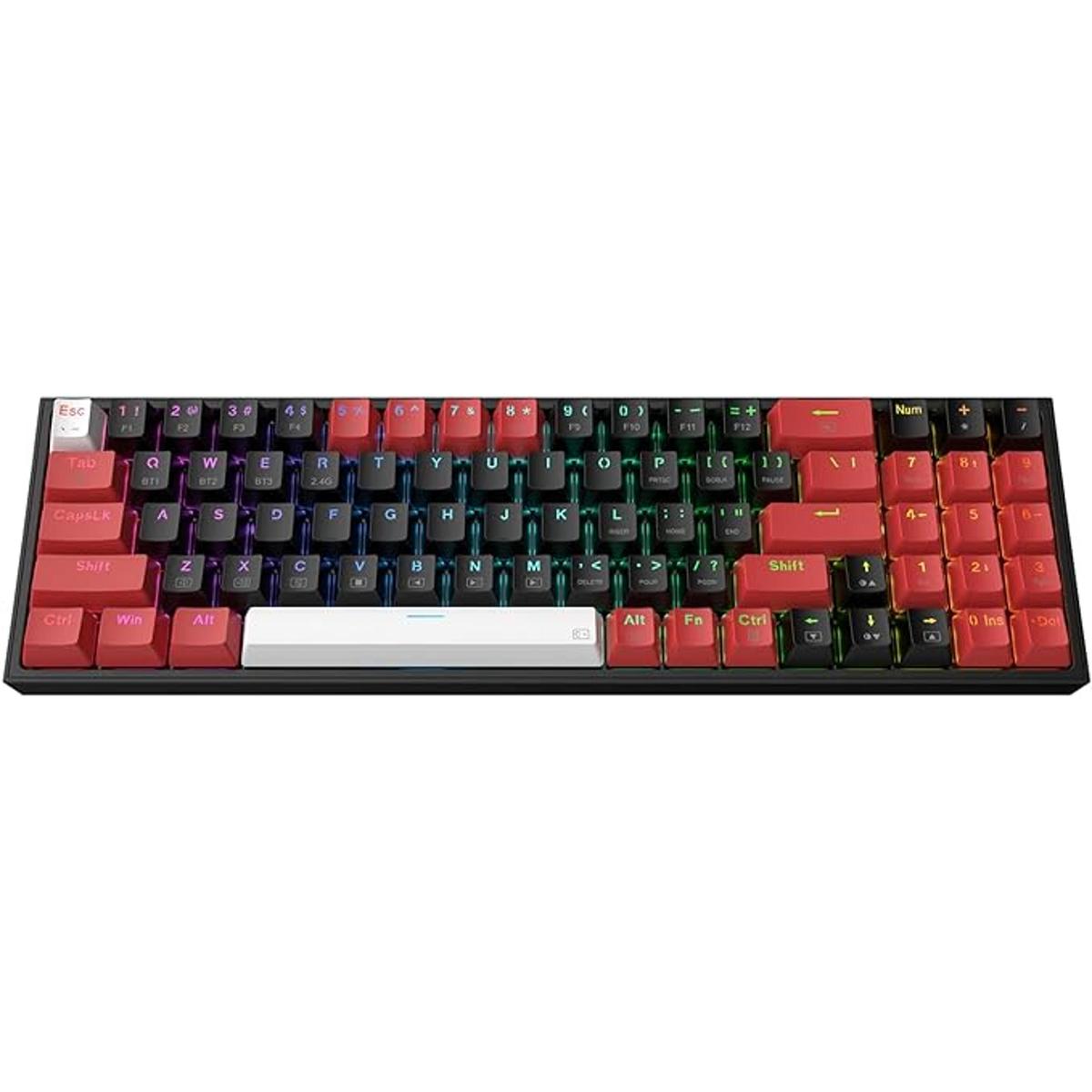Redragon K628 PRO Teclado inalámbrico RGB para juegos de