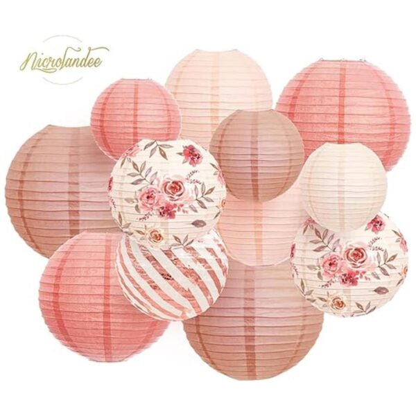NICROLANDEE Decoraciones para fiestas de boda 12 faroles_2