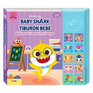 Baby Shark Libro de sonido de 10 botones en inglés_1