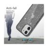 Jasmeas Funda diseñada para iPhone 12 con purpurina con_4