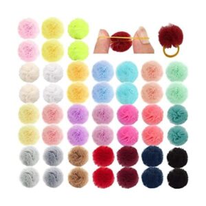 Qearl 48 lazos de bolas de colores para perros pequeños