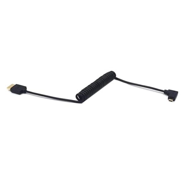 Kework Cable en espiral HDMI 4K de 4 pies ángulo_2