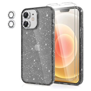 Jasmeas Funda diseñada para iPhone 12 con purpurina con_1