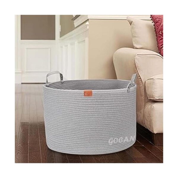 GOCAN Canasta de almacenamiento extra grande de 22 x 22 x