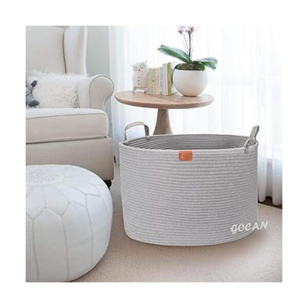 GOCAN Canasta de almacenamiento extra grande de 22 x 22 x