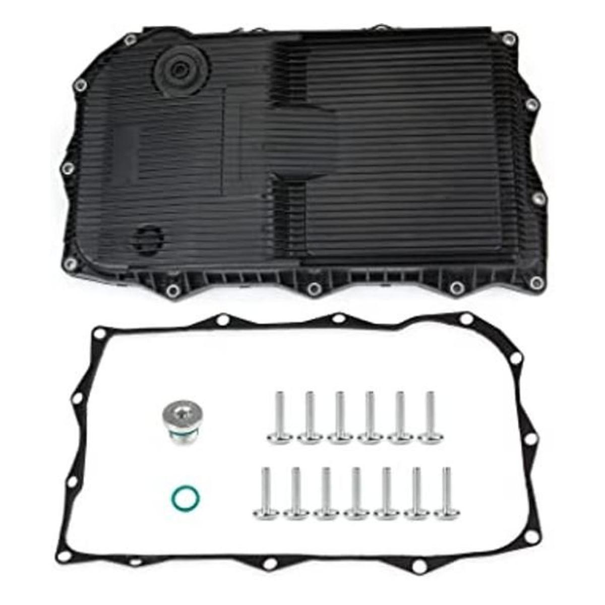 MITZONE Transmission Oil Pan with Bolts Compatible with