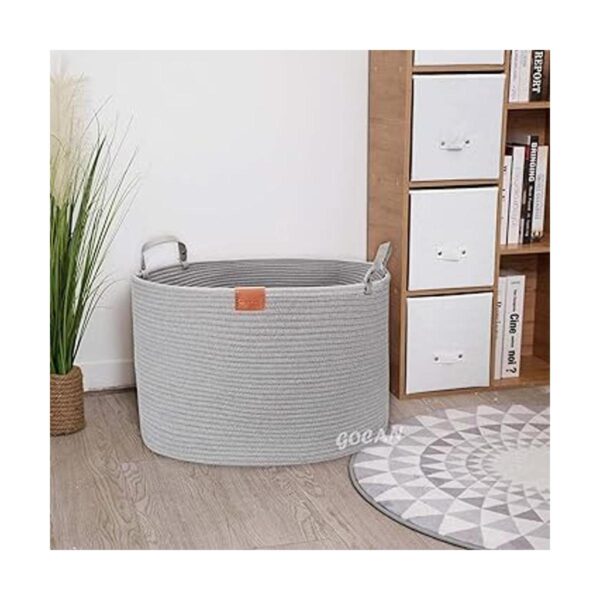 GOCAN Canasta de almacenamiento extra grande de 22 x 22 x