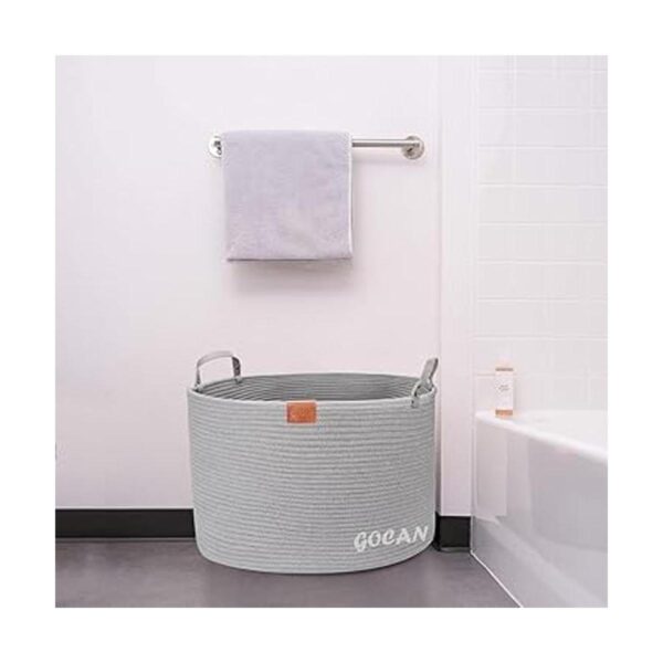 GOCAN Canasta de almacenamiento extra grande de 22 x 22 x